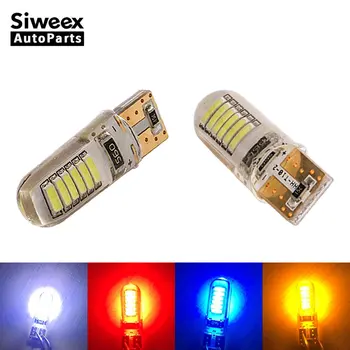 2Pcs T10 Bulbs 4014 12 SMD LED W5W Silica Auto Car Interior Side Marker Light Reading Lamp 12V White Yellow Iceblue Red
2Pcs T10 Bulbs 4014 12 SMD LED W5W Silica Auto Car Interior Side Marker Light Reading Lamp 12V White Yellow Iceblue Red
