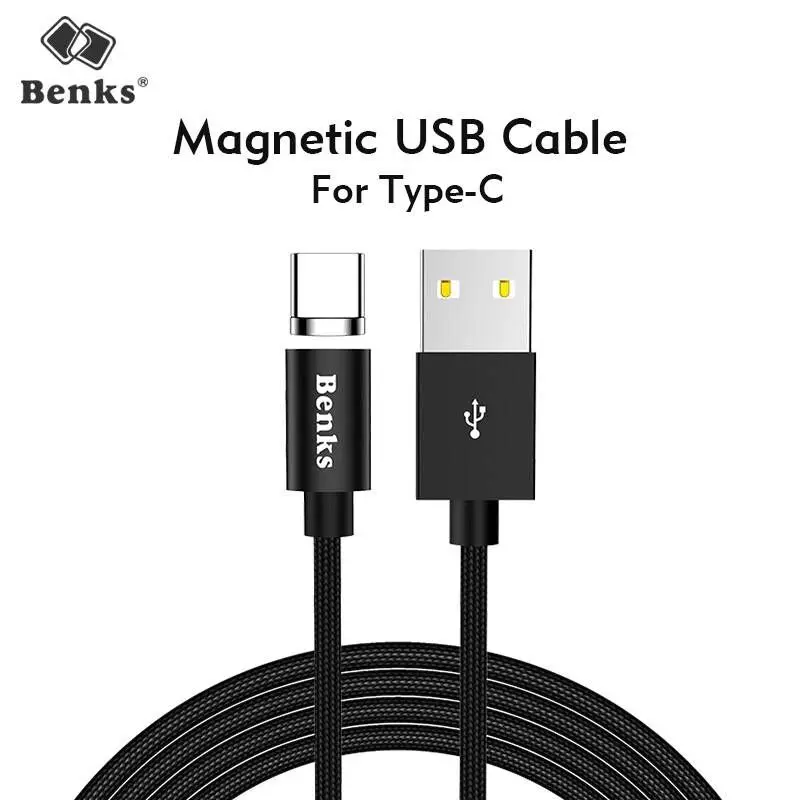 Benks Powerful Magnetic Type-C Charger Cables For Samsung S8 Huawei P10 Plus Xiaomi 6 Nylon USB C Phone Fast Charging Cable 1.2M
Benks Powerful Magnetic Type-C Charger Cables For Samsung S8 Huawei P10 Plus Xiaomi 6 Nylon USB C Phone Fast Charging Cable 1.2M