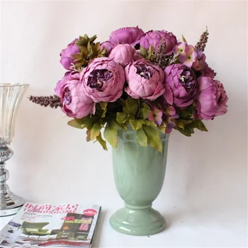 2020 Hot Happiness Artificial Flowers Silk flower European Fall Vivid Peony Fake Leaf Wedding Home Party Decoration New
2020 Hot Happiness Artificial Flowers Silk flower European Fall Vivid Peony Fake Leaf Wedding Home Party Decoration New