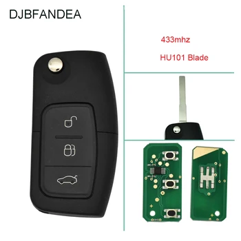 433MHz Remote Car Key Suit for Ford Fusion Fiesta Focus Mondeo Galaxy HU101 Blade without Chip Keyless Entry Transmitter
433MHz Remote Car Key Suit for Ford Fusion Fiesta Focus Mondeo Galaxy HU101 Blade without Chip Keyless Entry Transmitter