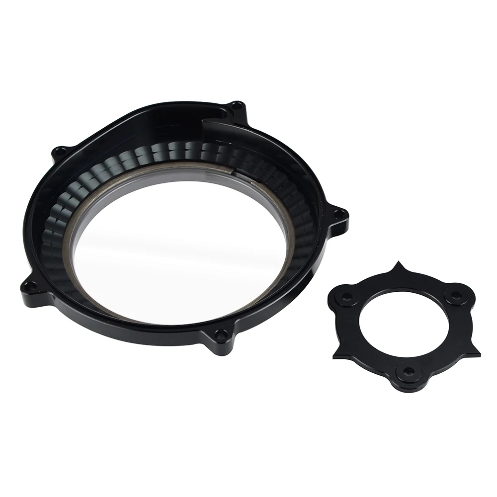 H2CNC Engine Transparent Clutch Cover Guard Pressure Plate Protector Kit For KTM 1090 /1050 Adventure & 1290 Superduke R /GT LC8