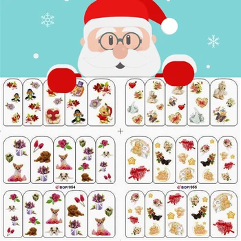 Christmas Nail Watermark Stickers Watermark Decals Santa Elk Snow Bell Design Nail Decals
Christmas Nail Watermark Stickers Watermark Decals Santa Elk Snow Bell Design Nail Decals