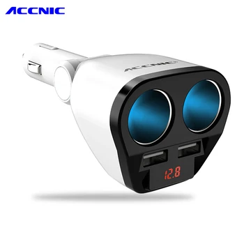 12V-24V Universal 2 USB Car Charger 5V 3.4A with 2 socket cigarette lighter and car voltage diagnostic for Iphone Xiaomi Huawei
12V-24V Universal 2 USB Car Charger 5V 3.4A with 2 socket cigarette lighter and car voltage diagnostic for Iphone Xiaomi Huawei