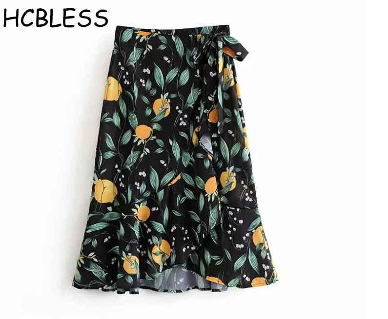 HCBLESS 2018 summer women's new one-piece lemon print wrap lace-up skirt beach skirt
HCBLESS 2018 summer women's new one-piece lemon print wrap lace-up skirt beach skirt