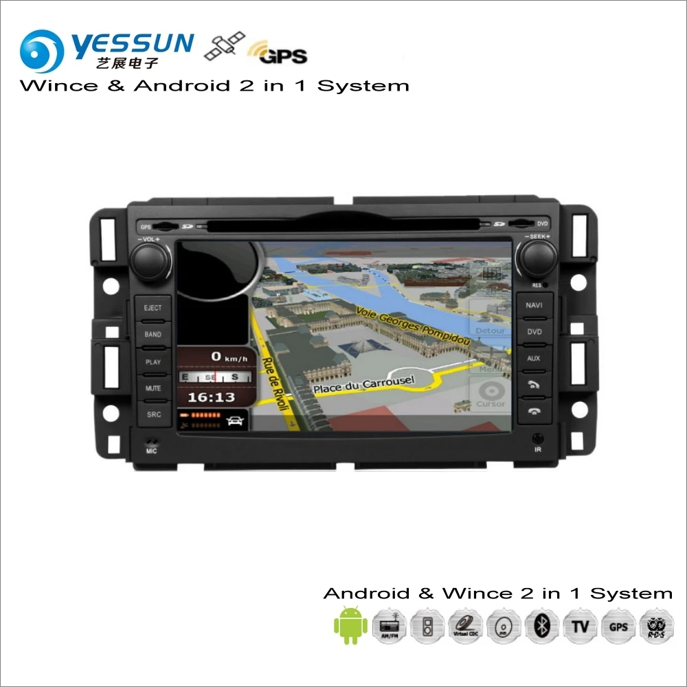 YESSUN For Chevrolet Suburban / Tahoe / Silverado Car Android Multimedia Radio CD DVD Player GPS Navi Map Navigation Audio Video
YESSUN For Chevrolet Suburban / Tahoe / Silverado Car Android Multimedia Radio CD DVD Player GPS Navi Map Navigation Audio Video