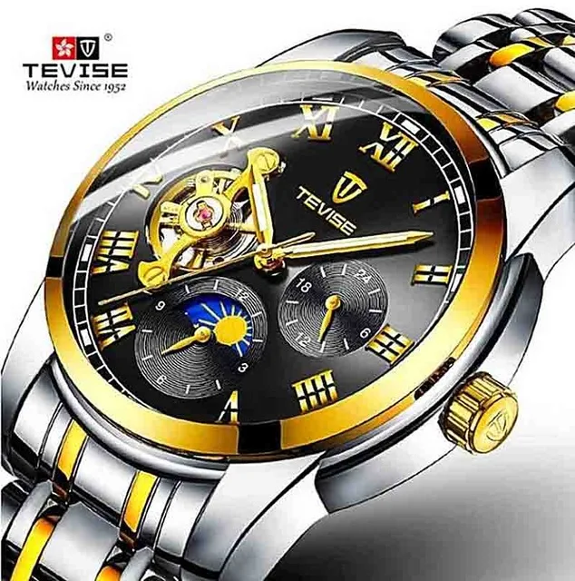 New Fashion Watch Men's Luxury Brand Watch Automatic Mechanical Watches Hollow Men Tourbillon Mechanical Watch Hours
New Fashion Watch Men's Luxury Brand Watch Automatic Mechanical Watches Hollow Men Tourbillon Mechanical Watch Hours
