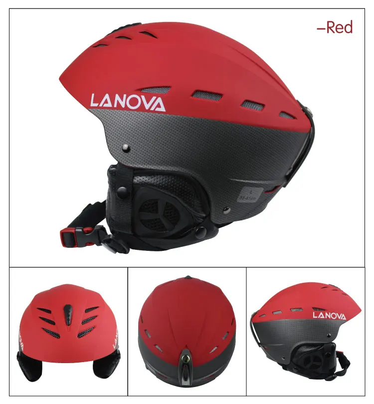 LANOVA brand ski helmet adult ski helmet man skating / skateboard helmet multicolor snow sports helmets 28