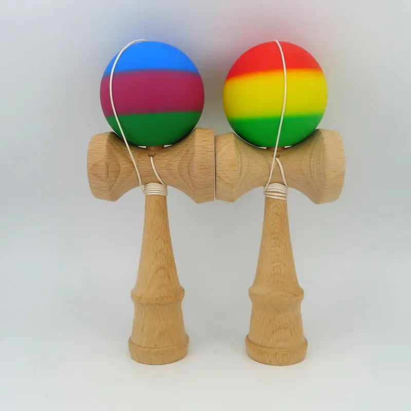 Rasta Kendama, Tri-Color Kendama with Rubber Paint, 18CM Kendama made from beech wood, Traditional Kendama with No Rivet Ken
Rasta Kendama, Tri-Color Kendama with Rubber Paint, 18CM Kendama made from beech wood, Traditional Kendama with No Rivet Ken
