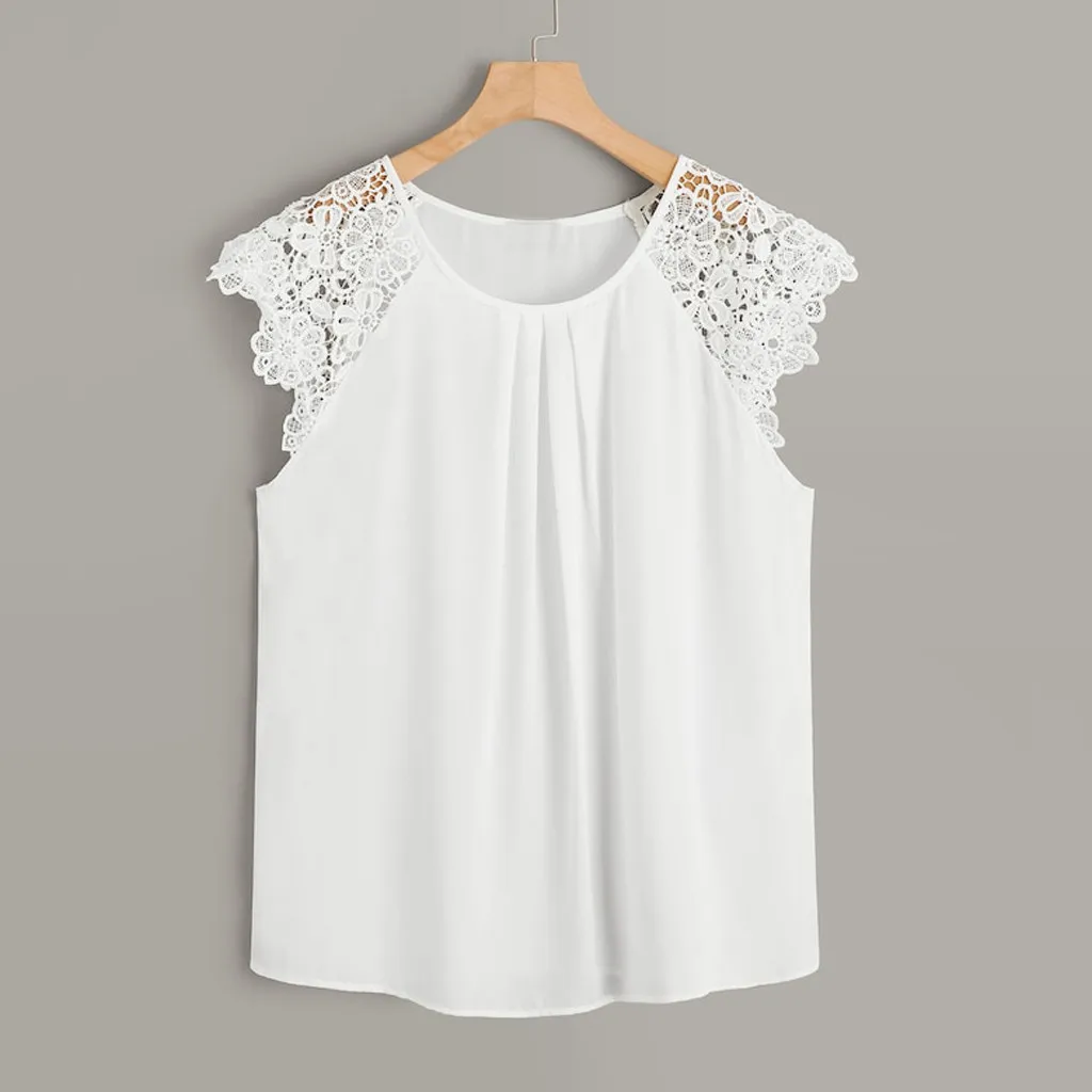 chiffon white shirt solid plus size summer tops for women 2019 blouse Lace 2019 camisas mujer blusa d90514
chiffon white shirt solid plus size summer tops for women 2019 blouse Lace 2019 camisas mujer blusa d90514