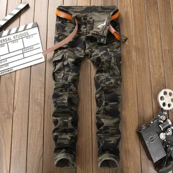 Mens Skinny Jeans Men Fashion Casual Straight Slim Camouflage Militray Print Cargo Denim Pants Motorcycle Jeans For Male
Mens Skinny Jeans Men Fashion Casual Straight Slim Camouflage Militray Print Cargo Denim Pants Motorcycle Jeans For Male