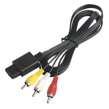 500pcs/lots factory 1.8M 6FT AV TV RCA Video Cord Cable For Game cube/for SNES GameCube/for N64 64 Game Cable lowest price
500pcs/lots factory 1.8M 6FT AV TV RCA Video Cord Cable For Game cube/for SNES GameCube/for N64 64 Game Cable lowest price
