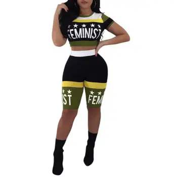 2 Pieces Sets Stripe Women Crop Tops Short Sleeve Top Slim Fit Pants Shorts Suit Summer Outfits Outdoors Daily and Casual Sets
2 Pieces Sets Stripe Women Crop Tops Short Sleeve Top Slim Fit Pants Shorts Suit Summer Outfits Outdoors Daily and Casual Sets