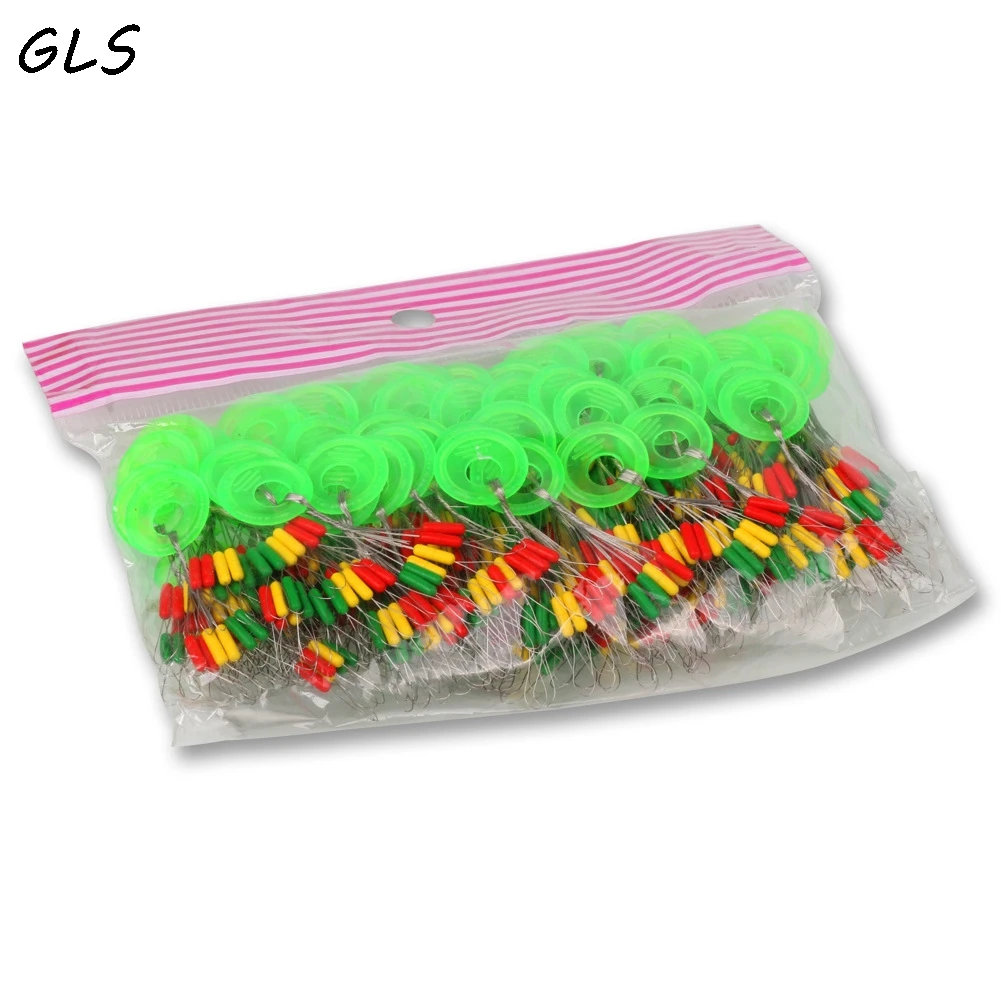 100Pcs Fishing Space Beans Stoppers 4cm Float Connector Seat Pin For Sea Carp Fly Spinner Bait Accessories | Спорт и развлечения