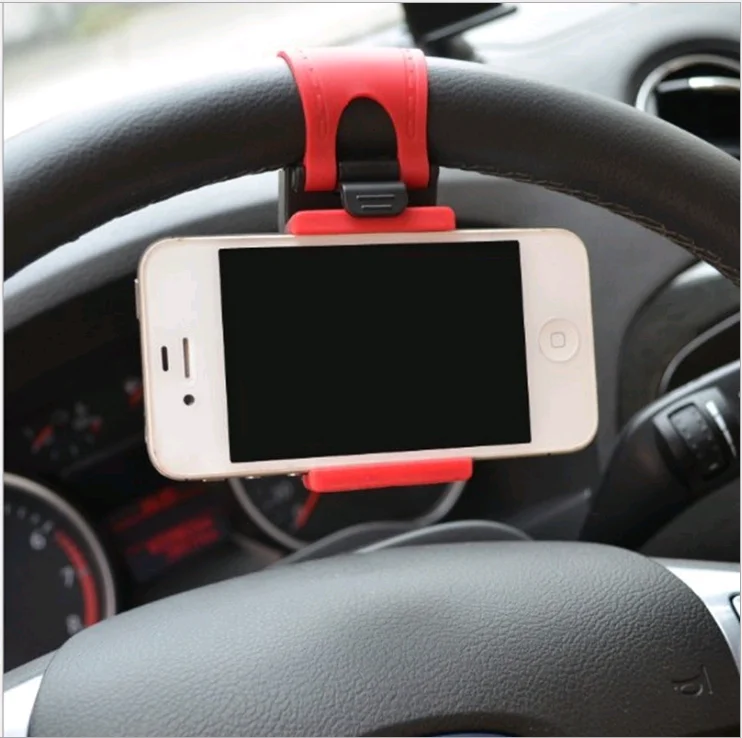 TOSPRA Car Phone Holder Mini Air Vent Steering Wheel Clip Mount Universal Handlebar Bracket In Mobile Accessories | Автомобили и