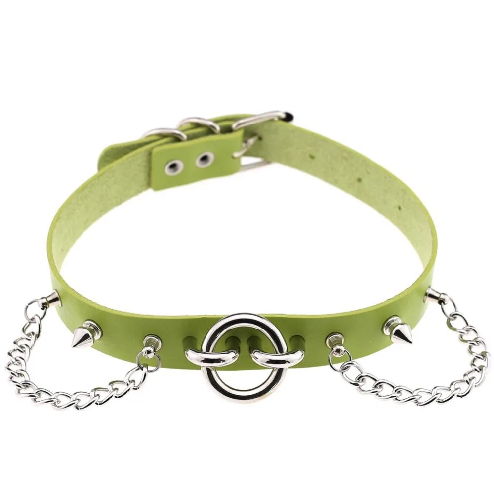 2018 Choker Rivets O Round Metal Silver Color Leather Collar Bondage Goth Chokers Women Gothic Necklace Punk Jewelry
2018 Choker Rivets O Round Metal Silver Color Leather Collar Bondage Goth Chokers Women Gothic Necklace Punk Jewelry