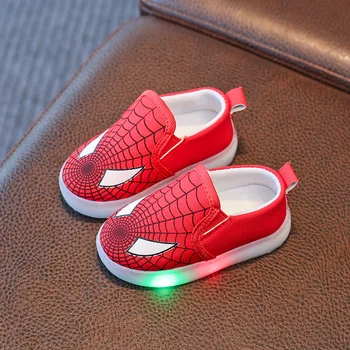 New children's LED light shoes boys cartoon breathable shoes girls canvas shoes baby toddler shoes
New children's LED light shoes boys cartoon breathable shoes girls canvas shoes baby toddler shoes