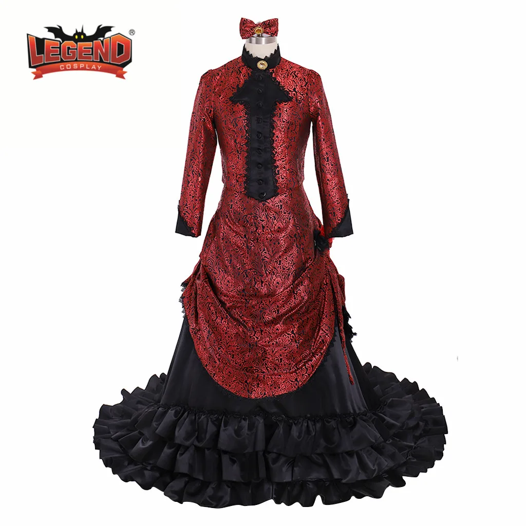 Victorian Dresses medieval Bustle dress Ball Gowns Reenactment Costumes Steampunk Gothic Bustle gown dress red gown dress
Victorian Dresses medieval Bustle dress Ball Gowns Reenactment Costumes Steampunk Gothic Bustle gown dress red gown dress