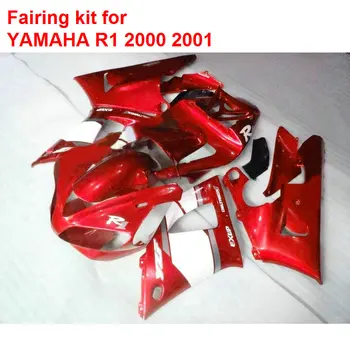 High quality ABS fairings for Yamaha YZFR1 2000 2001 wine white motorcycle fairings set YZF R1 00 01 BA94 
High quality ABS fairings for Yamaha YZFR1 2000 2001 wine white motorcycle fairings set YZF R1 00 01 BA94