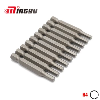 10Pcs 1/4" 50mm Hex H4 Screwdriver Bit Set Tools Repair Screwdrivers Kit Hex Shank Drill Bit For Power Household Hand Tools
10Pcs 1/4" 50mm Hex H4 Screwdriver Bit Set Tools Repair Screwdrivers Kit Hex Shank Drill Bit For Power Household Hand Tools