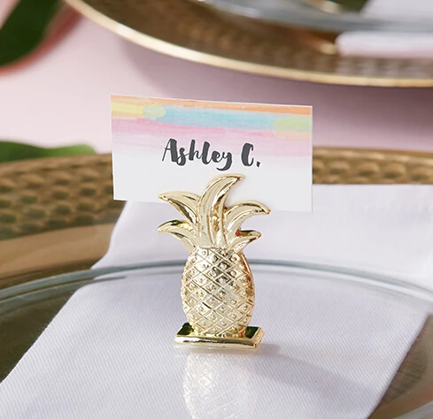 Free shipping 100pcs/lot Wedding Favors Gold Pineapple Place Card Holder Party Favors
Free shipping 100pcs/lot Wedding Favors Gold Pineapple Place Card Holder Party Favors