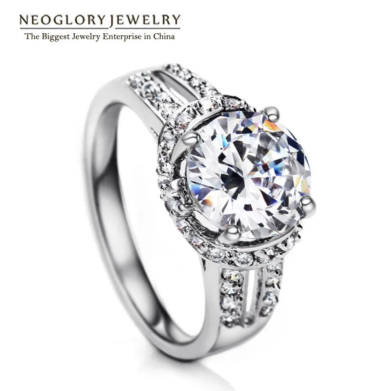 Neoglory Cubic Zirconia Engegement Charm Wedding Rings for Women Jewelry 2018 RI1 QC Wedj Wedj-r
Neoglory Cubic Zirconia Engegement Charm Wedding Rings for Women Jewelry 2018 RI1 QC Wedj Wedj-r