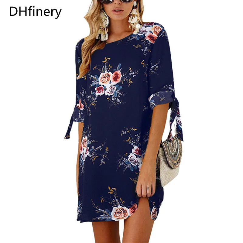 2019 Women Summer Dress Boho Style Floral Print Chiffon Beach Dress Loose Mini Party Dress Vestidos Plus Size S-5XL U901
2019 Women Summer Dress Boho Style Floral Print Chiffon Beach Dress Loose Mini Party Dress Vestidos Plus Size S-5XL U901