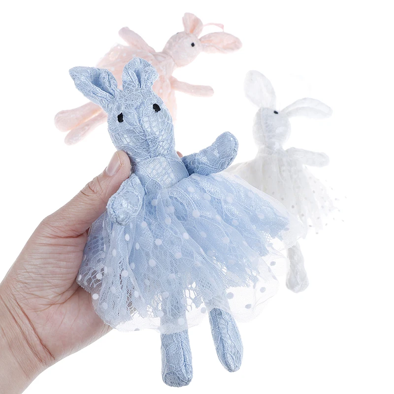 New Arrival Cute Soft Lace Dress Rabbit Stuffed Plush Animal Bunny Toy Pets Fashion For Baby Girl Kid Gift Animal Doll Keychain
New Arrival Cute Soft Lace Dress Rabbit Stuffed Plush Animal Bunny Toy Pets Fashion For Baby Girl Kid Gift Animal Doll Keychain