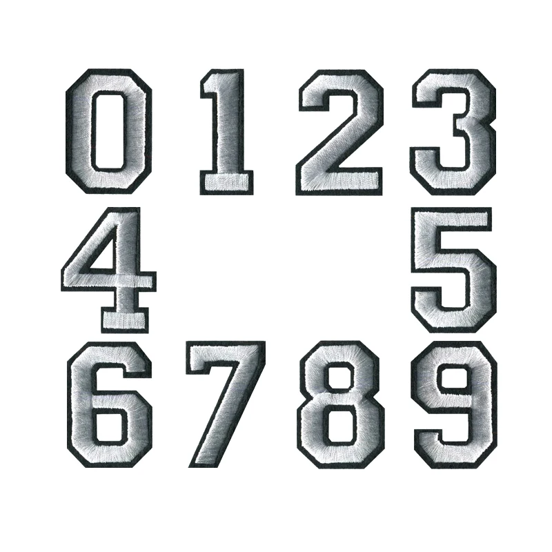 4.5CM High 1PCS 0-9 black with white threa numbers Mixed Embroidered patch Sew on Clothing iron on bags decoration patches
4.5CM High 1PCS 0-9 black with white threa numbers Mixed Embroidered patch Sew on Clothing iron on bags decoration patches