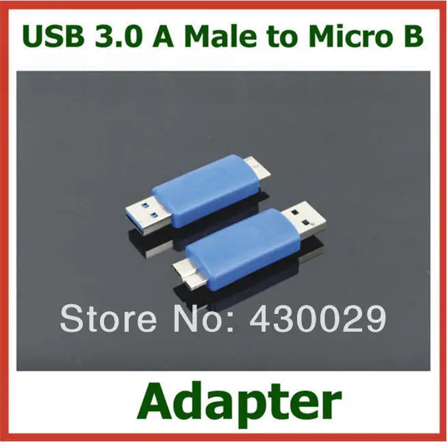 500pcs DHL Free Shipping USB3.0 AM to Micro B Converter Adapter Extender USB 3.0 A Male to Micro B Connector Wholesale
500pcs DHL Free Shipping USB3.0 AM to Micro B Converter Adapter Extender USB 3.0 A Male to Micro B Connector Wholesale