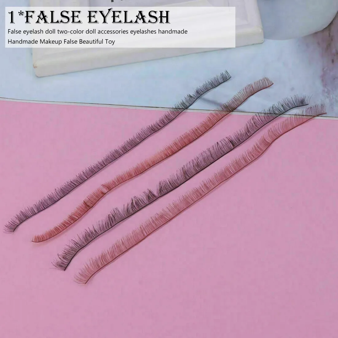 20cm False eyelash doll two-color doll accessories eyelashes Handmade Makeups False eyebrow Beautiful Toy
20cm False eyelash doll two-color doll accessories eyelashes Handmade Makeups False eyebrow Beautiful Toy