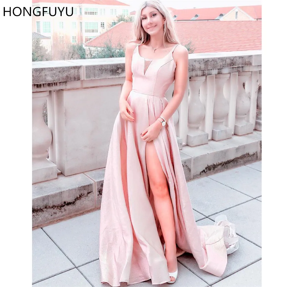 HONGFUYU Metallic Sleeveless A-Line Prom Dresses Scoop Neckline Formal Evening Dress With Pockets Slit Party Gowns Long Train
HONGFUYU Metallic Sleeveless A-Line Prom Dresses Scoop Neckline Formal Evening Dress With Pockets Slit Party Gowns Long Train