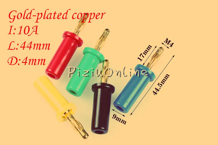 1PCS/LOT YT192 High quality 4mm Gold-plated copper Speaker Banana Plugs Adapter Speaker Amplifier Test Probes Binding Post
1PCS/LOT YT192 High quality 4mm Gold-plated copper Speaker Banana Plugs Adapter Speaker Amplifier Test Probes Binding Post