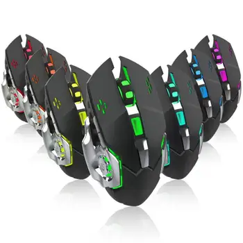 2.4GHz wireless gaming mouse Built-in rechargeable battery 2400DPI Ergonomic Design USB Mouse 7 colors of the breathing light
2.4GHz wireless gaming mouse Built-in rechargeable battery 2400DPI Ergonomic Design USB Mouse 7 colors of the breathing light