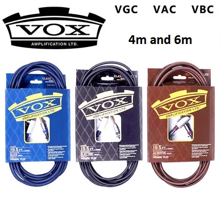 Vox Class A 4m/6m Professional Acoustic Guitar Electric Guitar Bass Guitar Cable
Vox Class A 4m/6m Professional Acoustic Guitar Electric Guitar Bass Guitar Cable