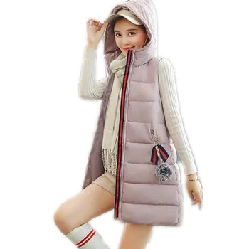 Women Autumn Winter Vest 2018 New Fashion Down Cotton Waistcoat Female Medium-Long Warm Vest Female Thicken Plus Size Top CQ2591
Women Autumn Winter Vest 2018 New Fashion Down Cotton Waistcoat Female Medium-Long Warm Vest Female Thicken Plus Size Top CQ2591