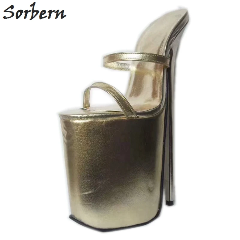 Sorbern 30cm Extreme High Heels Slipper Women Slides Thin Strap Summer Shoes Slip On Sandal Stilettos Custom Designer Style Shoe
Sorbern 30cm Extreme High Heels Slipper Women Slides Thin Strap Summer Shoes Slip On Sandal Stilettos Custom Designer Style Shoe
