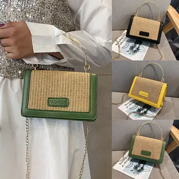 NoEnName Summer Women Ladies Rattan Straw Bags Woven Crossbody Beach Bags Handbag Bags 
NoEnName Summer Women Ladies Rattan Straw Bags Woven Crossbody Beach Bags Handbag Bags