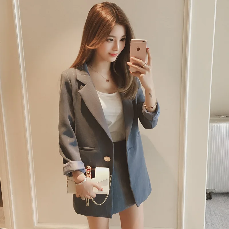 long blazer with shorts