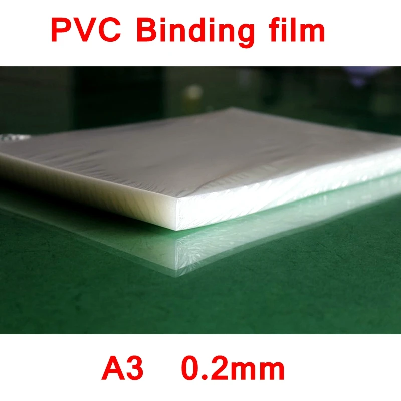 50PCS/LOT PVC Binding film A3 297x420mm Comb binding machine suppliers 0.2mm A3 Transparent Binding covers
50PCS/LOT PVC Binding film A3 297x420mm Comb binding machine suppliers 0.2mm A3 Transparent Binding covers
