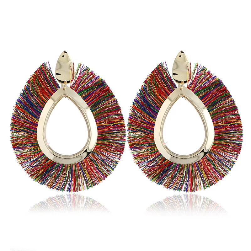 2019 Jewelry Bohemian Big Tassel Drop Earrings For Women Lady Female Fringe Handmade Fashion Woman Earring
2019 Jewelry Bohemian Big Tassel Drop Earrings For Women Lady Female Fringe Handmade Fashion Woman Earring