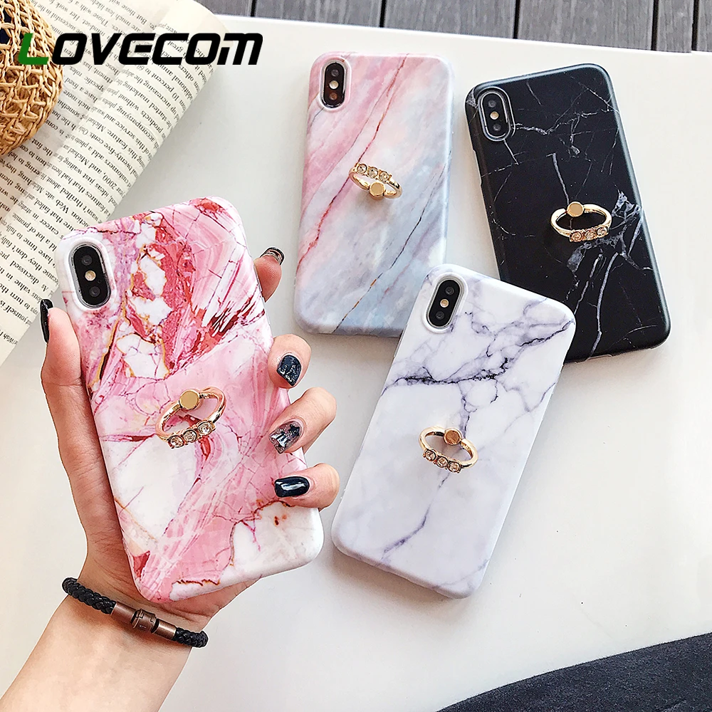LOVECOM Phone Case For iPhone XR XS Max 6 6S 7 8 Plus X Soft IMD Vintage Cracked Marble Back Cover Coque With Finger Ring Gift
LOVECOM Phone Case For iPhone XR XS Max 6 6S 7 8 Plus X Soft IMD Vintage Cracked Marble Back Cover Coque With Finger Ring Gift