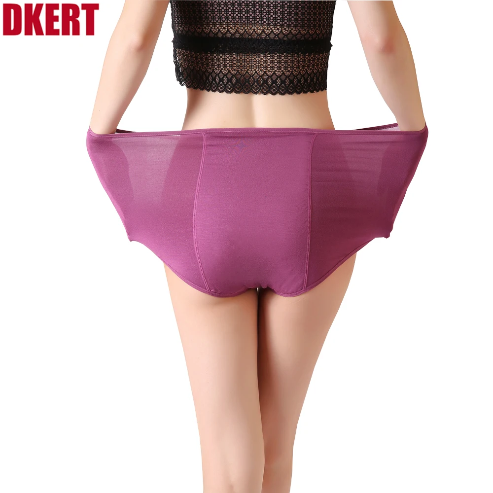 

DKERT Menstrual Period Panties Women Underwear Panties Ladies Seamless Plus Size Physiological Leakproof Female Underwear Briefs