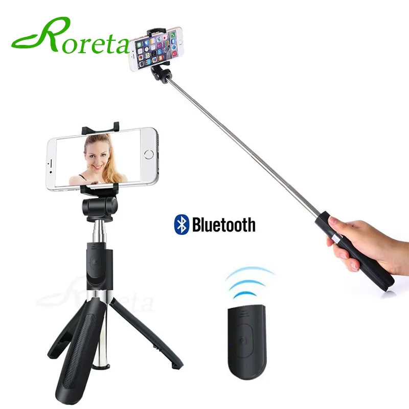 Roreta 2019 3 in 1 Wireless Bluetooth Selfie Stick Mini Tripod Extendable Monopod Universal For iPhone XR X 7 6 Plus For Samsung
Roreta 2019 3 in 1 Wireless Bluetooth Selfie Stick Mini Tripod Extendable Monopod Universal For iPhone XR X 7 6 Plus For Samsung