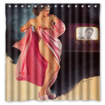 Funny Sexy Pin Up Girl With Car Background Waterproof Polyester Shower&Bath Curtain( 180X180CM)
Funny Sexy Pin Up Girl With Car Background Waterproof Polyester Shower&Bath Curtain( 180X180CM)