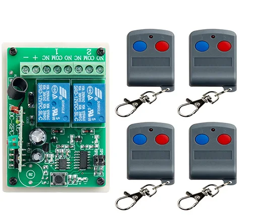 latest DC12V 10A 2CH RF Remote Control Switch System 4X Transmitter + 1 X Receiver 2ch relay smart home z-wave
latest DC12V 10A 2CH RF Remote Control Switch System 4X Transmitter + 1 X Receiver 2ch relay smart home z-wave