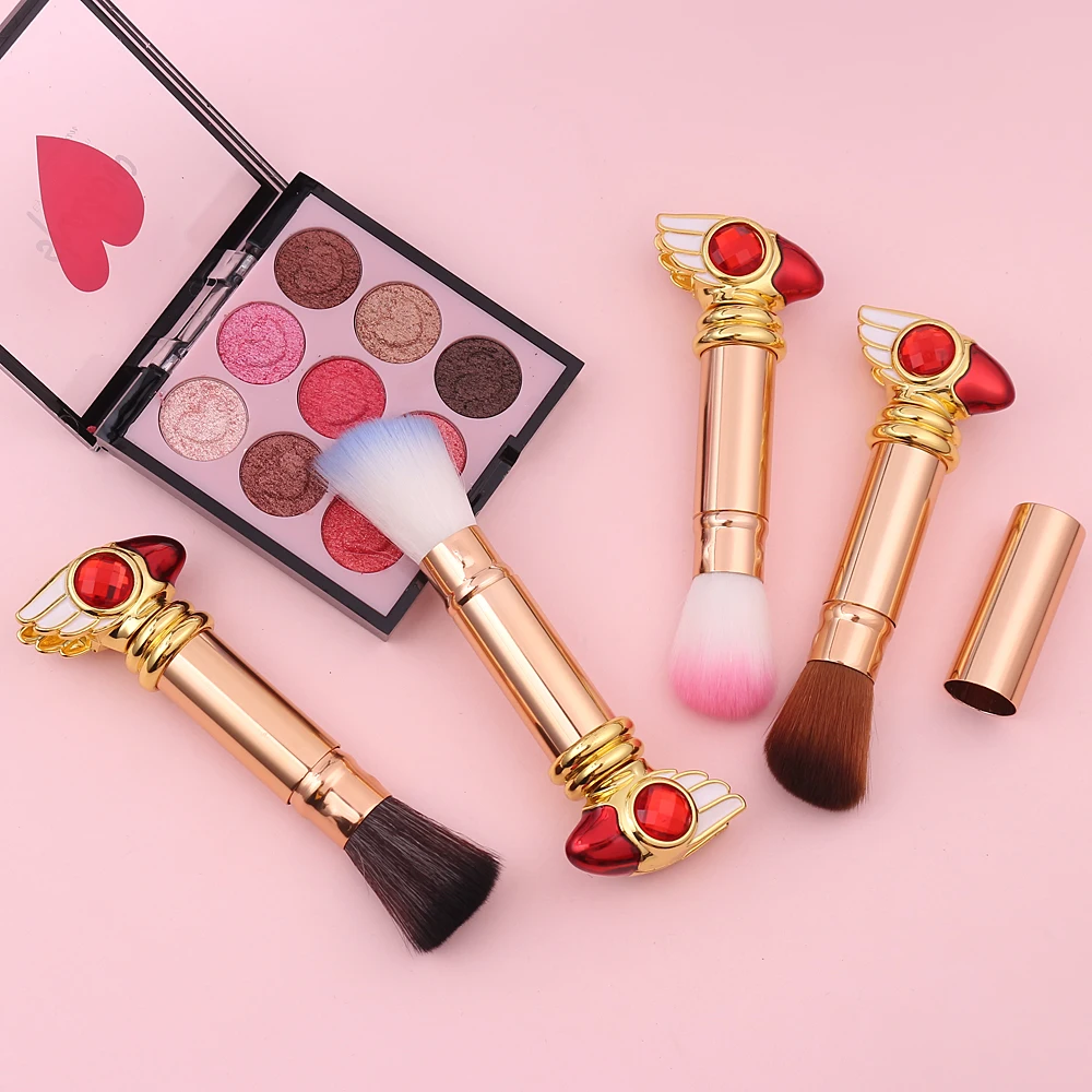 Cardcaptor Sakura Makeup Brushes Powder Bloose Blush Highlight Brush 4pcs Pro Cosmetic Beauty Tool Kit Pink Soft Synthetic Hair
Cardcaptor Sakura Makeup Brushes Powder Bloose Blush Highlight Brush 4pcs Pro Cosmetic Beauty Tool Kit Pink Soft Synthetic Hair