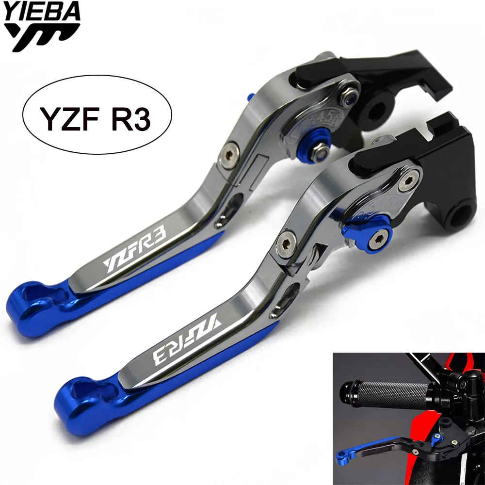 Yzf r3 CNC аксессуары для мотоциклов складные выдвижные рычаги тормозной муфты Yamaha YZF