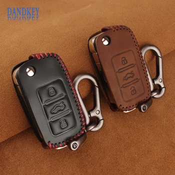 Dandkey 3 Button Genuine Leather Key Cover Key Case For VW Volkswagen Jetta MK6 Tiguan Golf 4 5 6 Polo Bora Passat B5 B6 Key Bag
Dandkey 3 Button Genuine Leather Key Cover Key Case For VW Volkswagen Jetta MK6 Tiguan Golf 4 5 6 Polo Bora Passat B5 B6 Key Bag