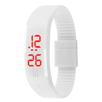 12 Colors Fashion Women Men Rubber LED Watch Date Sport Bracelet Digital Wrist Watch Waterproof Colorful Saat Relogio Feminino
12 Colors Fashion Women Men Rubber LED Watch Date Sport Bracelet Digital Wrist Watch Waterproof Colorful Saat Relogio Feminino
