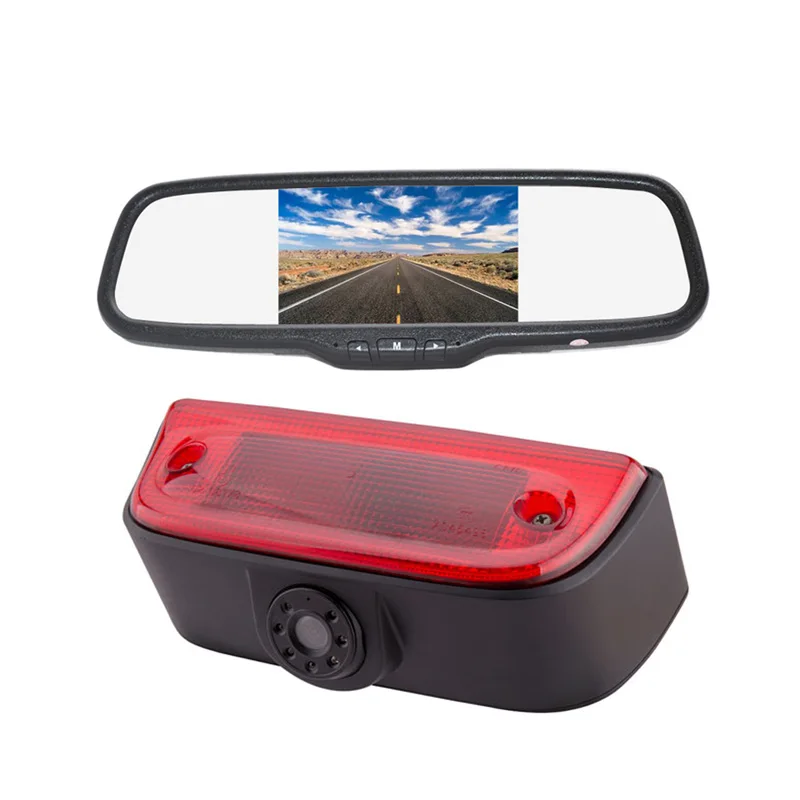Vardsafe 200C | Brake Light Reverse Backup Camera + 5 Inch Clip-on Mirror Monitor for Nissan NV200 / Evalia / Chevy City Express
Vardsafe 200C | Brake Light Reverse Backup Camera + 5 Inch Clip-on Mirror Monitor for Nissan NV200 / Evalia / Chevy City Express